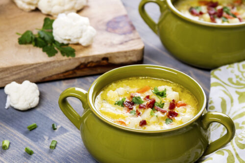 Homemade and Healthy Cauliflower Chowder