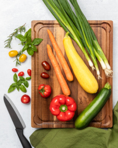 Bright, Colorful, Fresh and Healthy Vegetables