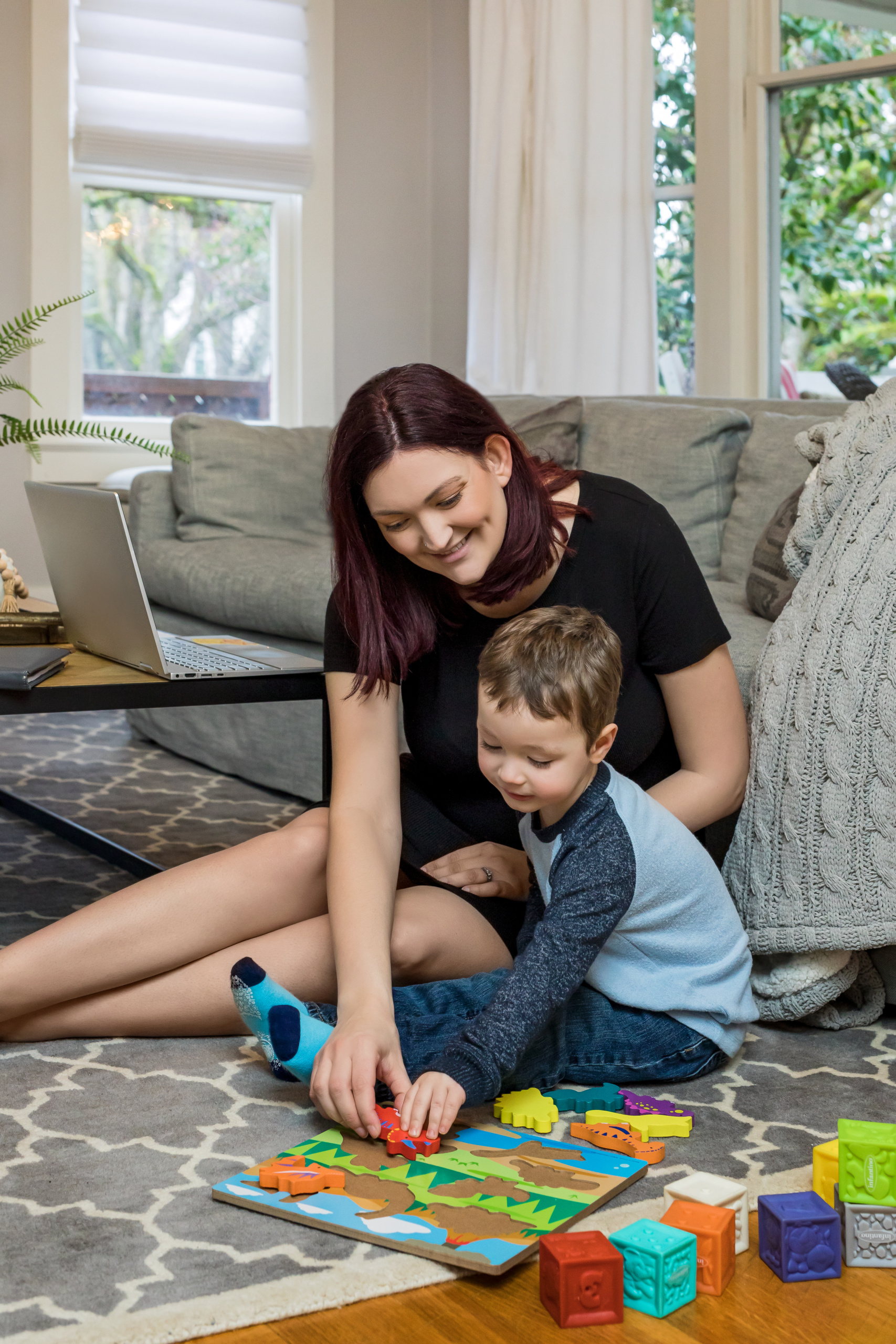 Mompreneur Working from Home with a Toddler